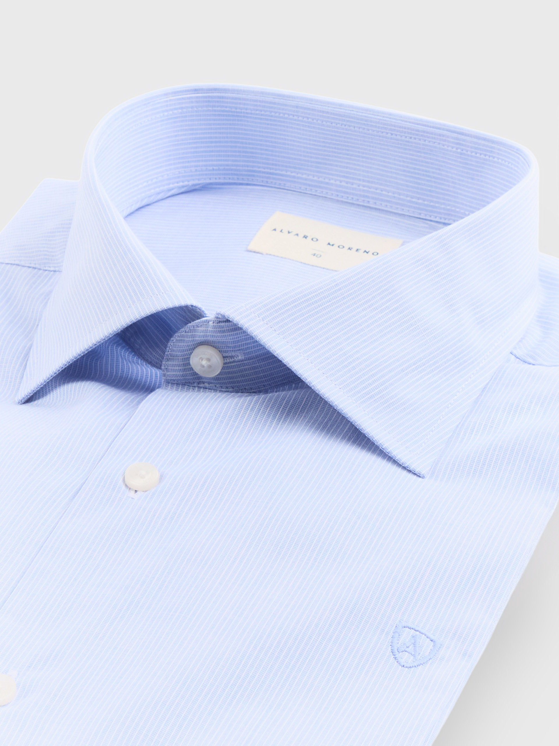 CAMISA POPELIN MISTER AZUL